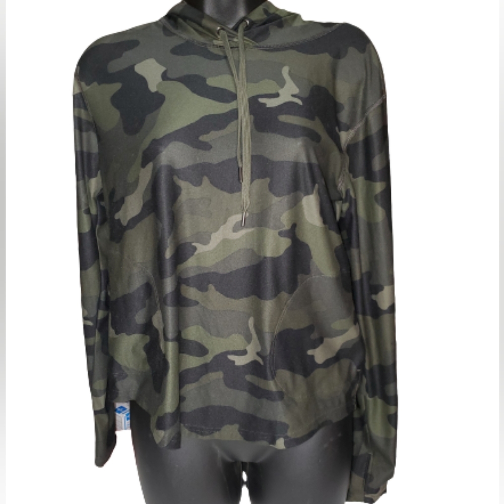 Old Navy Active Camo Thumb Loop Hoodie